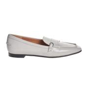 Emporio Armani Lackläder dam loafers White, Dam