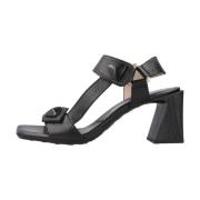 Hispanitas Stiliga High Heel Sandaler med Prydnader Black, Dam