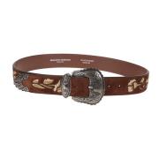 Ermanno Scervino Brun Läderbälte Dam Accessoarer Brown, Dam