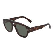 Bvlgari Fyrkantiga acetat solglasögon modell Bv40040I Brown, Unisex