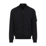 C.p. Company Svart jacka för män Ss25 Black, Herr