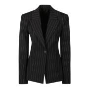 The Attico Elegant Blazer för Stiligt Utseende Blue, Dam