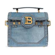 Balmain Handväska B-Buzz 23 Blue, Dam