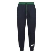 Thom Browne Borstad Loopback Färgblockerade Sweatpants Black, Herr