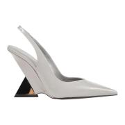 The Attico Elegant Cheope Slingback Klackar Gray, Dam