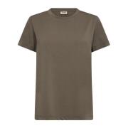 MOS MOSH Havs sköldpadda Basic Tee Top Brown, Dam