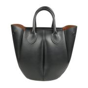 JW Anderson Snygg Punch Tote Väska Black, Dam