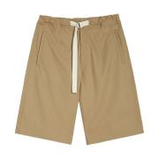 Jil Sander Beige Shorts för Män Beige, Herr