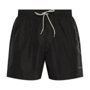 Emporio Armani EA7 Badshorts med logotyp Black, Herr