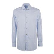 Kiton Avslappnad herrskjorta Blue, Herr