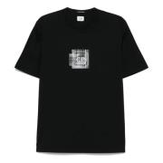 C.p. Company Svarta T-shirts Kollektion Black, Herr