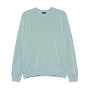 Paul & Shark Jade Green Crew Neck Sweater Green, Herr