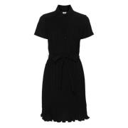 Dkny Svart Casual Midi Klänning Black, Dam