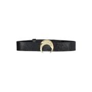 Marine Serre Måne Charm Choker Svart Smycken Black, Unisex