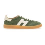 Hogan Snygga Herr Sneakers Grön Vit Green, Herr