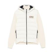 Moncler Stickad Cardigan Tröja White, Herr