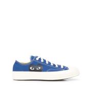 Comme des Garçons Play Blå Sneakers Stiliga Unisex Skor Blue, Dam