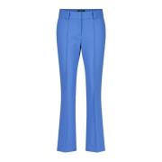 Cambio Wide Trousers Blue, Dam