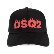 Dsquared2 Basebollkeps Black, Herr