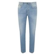 Dondup Slim Fit Ljus Denim Byxor Blue, Herr