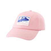 Casablanca Rosa Bomull Grekisk Tempel Gummikåpa Pink, Unisex