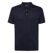 Majestic Filatures Klassisk Polo Tröja Blue, Herr