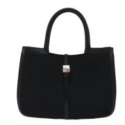 Bally Pre-owned Pre-owned Canvas handvskor Black, Dam