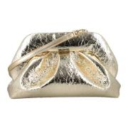 THEMOIRè Guld Tia Clutch Vegansk Läder Handväska Yellow, Dam