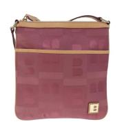 Bally Pre-owned Pre-owned Canvas axelremsvskor Pink, Dam