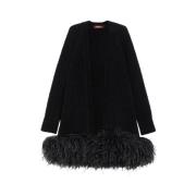 Max Mara Studio Fjäder Cardigan Black, Dam