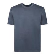 Herno Blå T-shirt för män Blue, Herr