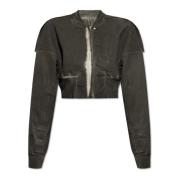 Rick Owens Flight Jacket Gray, Dam