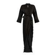 Rick Owens Wrap Gown Black, Dam