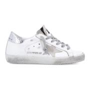 Golden Goose Lädersneakers för avslappnad elegans White, Dam