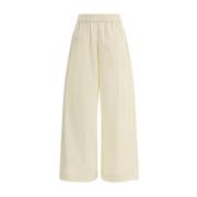 Fabiana Filippi Vida byxor med elastisk midja Beige, Dam