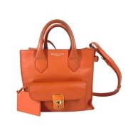 Balenciaga Vintage Pre-owned Laeder handvskor Orange, Dam