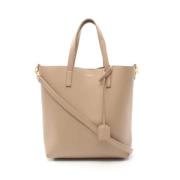 Yves Saint Laurent Vintage Pre-owned Laeder handvskor Beige, Dam