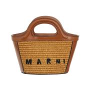 Marni Tropicalia Micro Väska Brown, Dam