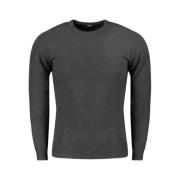 Cavalli Class Svart Polyester Pullover Black, Herr