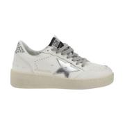 Golden Goose Lädersneakers med ikonisk stjärna White, Dam