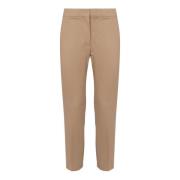 Max Mara Bruna Byxor med Dragkedja Brown, Dam