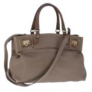 Salvatore Ferragamo Pre-owned Pre-owned Laeder handvskor Brown, Dam