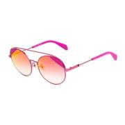 Police Aviator Pink Metal Solglasögon UV Filter Pink, Dam