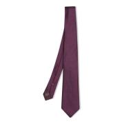 Canali Geometrisk Cirkel Sidenslips Lila Purple, Herr