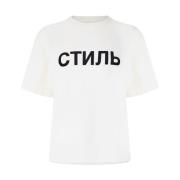 Heron Preston Ctnmb Logo T-Shirt Kortärmad White, Dam