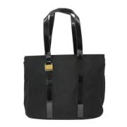 Salvatore Ferragamo Pre-owned Pre-owned Canvas totevskor Black, Dam