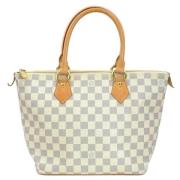 Louis Vuitton Vintage Pre-owned Canvas louis-vuitton-vskor White, Dam