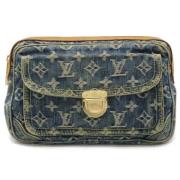 Louis Vuitton Vintage Pre-owned Denim louis-vuitton-vskor Blue, Dam