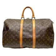 Louis Vuitton Vintage Pre-owned Canvas louis-vuitton-vskor Brown, Dam