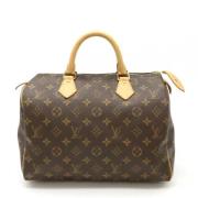 Louis Vuitton Vintage Pre-owned Canvas handvskor Brown, Dam